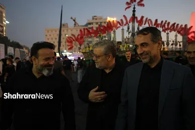 گزارش تصویری | بازدید شهردار مشهد مقدس از نحوه خدمات‌رسانی به زائرین امام مهربانی‌ها در نقاط مختلف شهر
