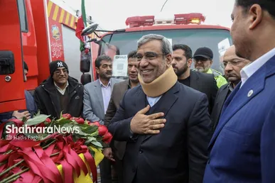 گزارش تصویری | آیین تحویل ۳۷ دستگاه ماشین‌آلات آتش‌نشانی و خدمات شهری به شهرداری‌های خراسان رضوی
