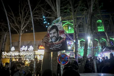 گزارش تصویری | مراسم وداع با پیکر شهید مدافع امنیت «مهدی ظریف» در مشهد
