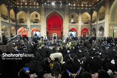 گزارش تصویری | مراسم احیا ویژه ناشنوایان در شب‌ نوزدهم ماه مبارک رمضان در حرم مطهر رضوی