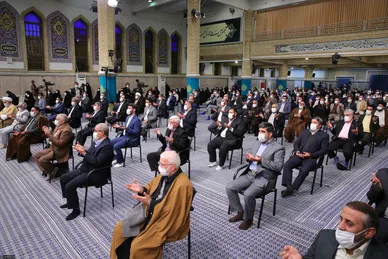دیدار مداحان اهل‌بیت (علیهم السلام) با رهبر معظم انقلاب