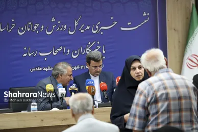 گزارش تصویری | نشست خبری مدیرکل ورزش و جوانان استان خراسان رضوی با اصحاب رسانه