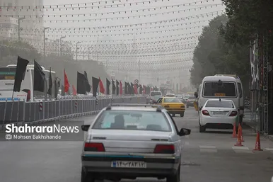 آلودگی شدید هوا در مشهد(۲۷ تیرماه ۱۴۰۲)