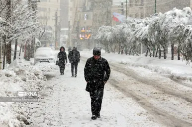 ایران زیباست | بارش برف در رشت