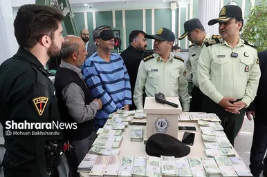بازگشت سارق مسلح بانک سپه شعبه سعدآباد مشهد به محل سرقت