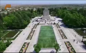 ویدئو | افتتاح فاز ۳ جلوخان آرامگاه فردوسی و آغاز عملیات اتصال جلوخان به کهن دژ