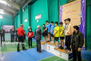 مسابقات رنکینگ بدمینتون پسران نوجوان کشور در مشهد