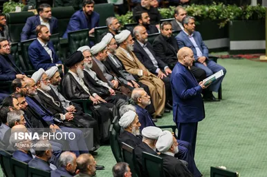 عکس‌هایی از آغاز مجلس دوازدهم توسط هیئت رئیسه سنی