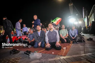 گزارش تصویری | صدوهشتادوهشتمین شب حضور مردم مشهد در خیابان