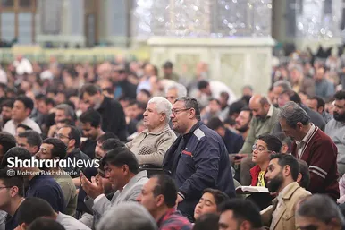 مراسم مناجات شب‌های ماه مبارک رمضان در حرم مطهر رضوی