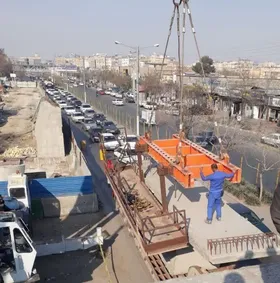 عملیات اجرایی پروژه تقاطع غیرهم&zwnj;سطح &laquo;میدان شهید فهمیده&raquo; مشهد با سرعت مناسب در حال انجام است