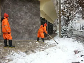 شهروند خبرنگار/ خداقوت نارنجی پوشان زحمتکش