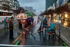 تاکنون هیچ مورد آب&zwnj;گرفتگی در سطح شهر مشهد گزارش نشده است (۲۲ اسفند ۱۴۰۲)
