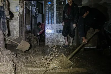 منازل سیل‌زده محله سیدی مشهد