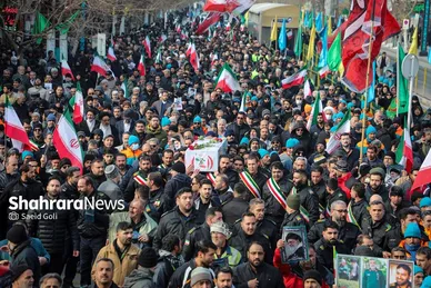 گزارش تصویری | مراسم تشییع پیکر شهید «عیسی علیپور» از شهدای خدمت شهرداری مشهد ۱