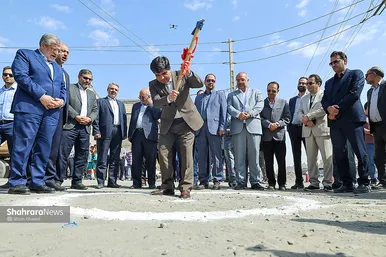 آیین آغاز عملیات اجرایی دوربرگردان غربی و اصلاح هندسی بزرگراه هاشمی رفسنجانی مشهد