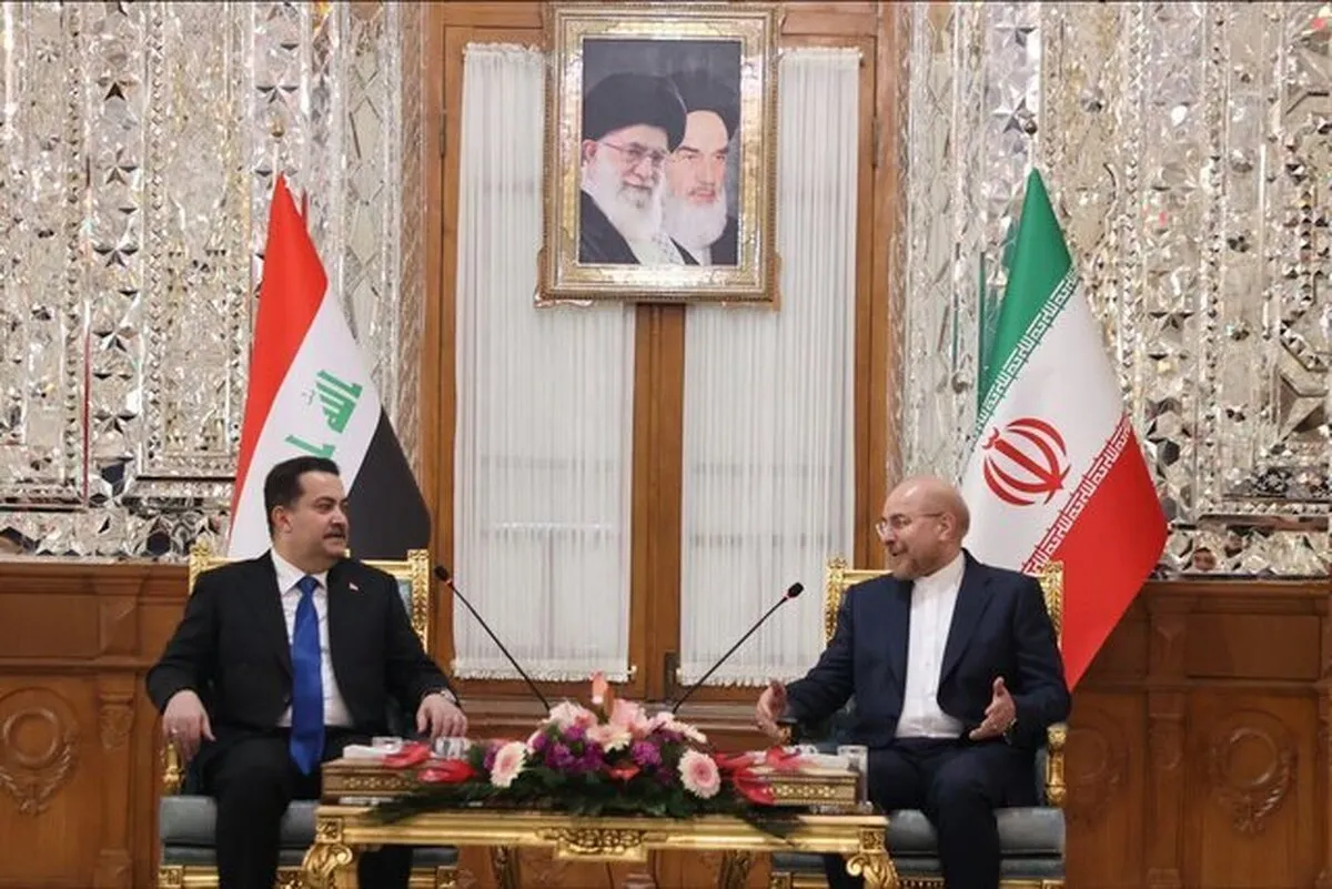 دیدار نخست وزیر عراق با قالیباف (۱۹ دی ۱۴۰۳)