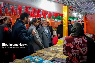 گزارش تصویری | افتتاح رویداد «چله بازار» در مشهد