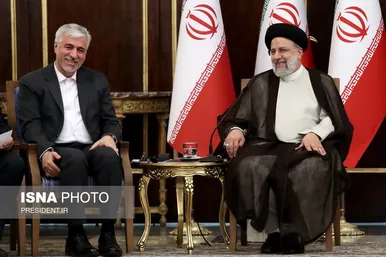 دیدار ملی‌پوشان فوتبال ایران با رییس جمهور