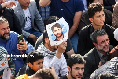 تشییع باشکوه پیکر «شهید غیرت» حمیدرضا الداغی در مشهد
