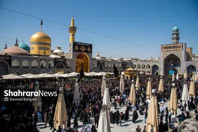 عزادرای شهادت امام رضا (ع) در حرم مطهر رضوی