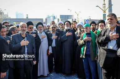 تشییع پیکر حجت الاسلام سید جعفر طباطبایی در مشهد