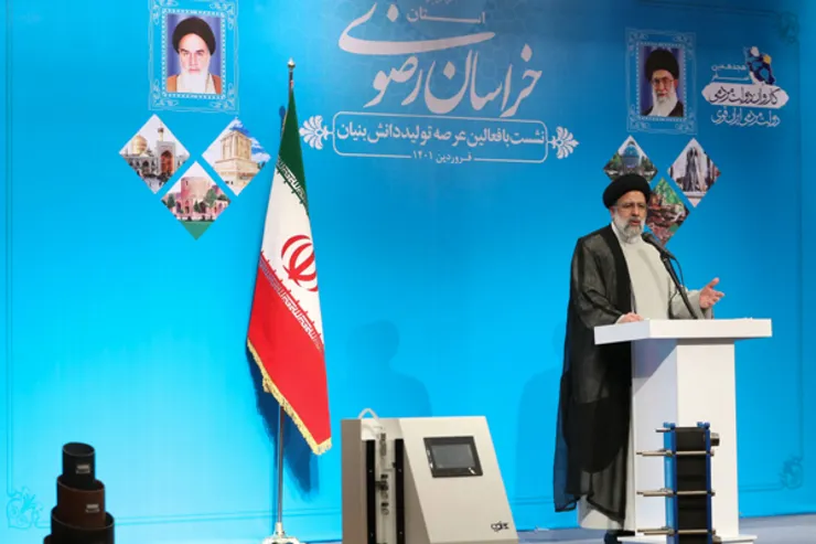 رئیس جمهور در پارک علم و فناوری خراسان رضوی: بنای دولت حمایت جدی از شرکتهای دانش‌بنیان است