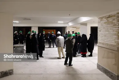 گزارش تصویری | بازدید جمعی از خبرنگاران موسسه فرهنگی شهرآرا از پروژه های عمرانی حرم مطهر رضوی