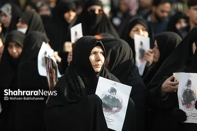 گزارش تصویری | مراسم تشییع پیکر مطهر شهید «مهدی ظریف»، مدافع امنیت در مشهد ۱