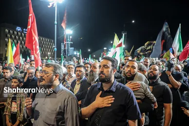 گزارش تصویری | وداع با پیکر سردار شهید حسین ظریفی در دویست‌ودهمین شب اجتماع مشهدی‌ها