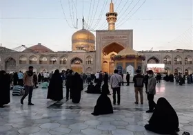 آیین سنتی &laquo;صلات&raquo; در حرم مطهر رضوی برگزار شد