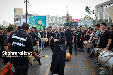 خیمه سوزان عصر عاشورا در مشهد