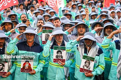 گزارش تصویری | آیین اذن خدمت و آغاز خدمات رسانی کاروان خدام الحسین(ع) شهرداری مشهد مقدس در نجف اشرف