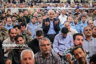 مراسم بزرگداشت هفتمین روز شهادت شهدای خدمت در حرم مطهر رضوی