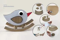 سرگرمی با کاردستی | پرنده‌ی کارتنی
