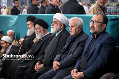 مراسم بزرگداشت هفتمین روز شهادت شهدای خدمت در حرم مطهر رضوی