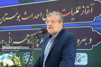 عملیات اجرایی احداث بوستان ۷۳ هکتاری کرامت