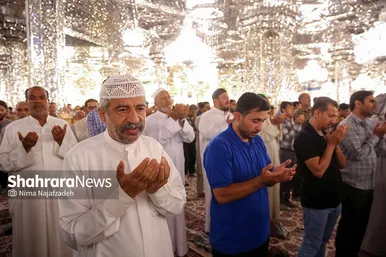 نماز عید سعید قربان در حرم مطهر رضوی