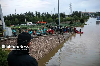 تصاویری از بارش شدید باران و سیل در مشهد (۲۶ اردیبهشت ۱۴۰۳)