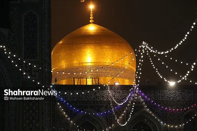 شب عید مبعث در حرم مطهر رضوی