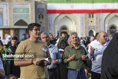 گزارش تصویری | مراسم پر فیض دعای عرفه در حرم مطهر رضوی | سه شنبه ۵ خرداد ۱۴۰۵