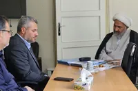 دیدار رئیس کمیسیون اصل نود مجلس شورای اسلامی با مدیر عامل سازمان مدیریت آرامستان‌های مشهد