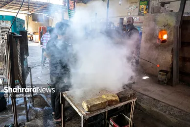 کارگاه شیشه گری سنتی