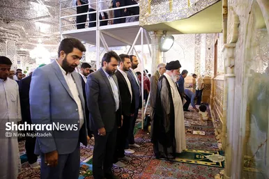نماز عید سعید قربان در حرم مطهر رضوی