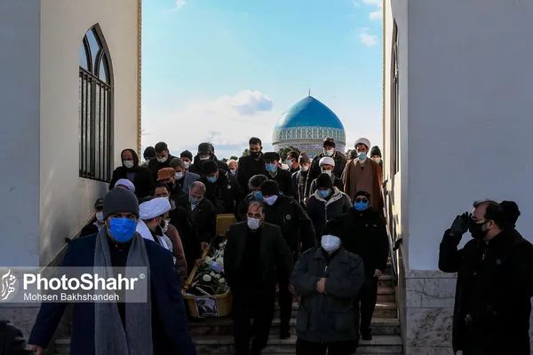 تشییع پیکر مرحوم «محمدحسن راستگو» در مشهد + تصاویر