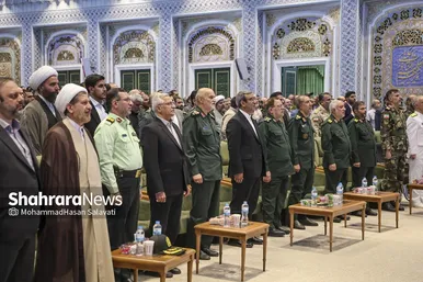 گزارش تصویری | مراسم تکریم و معارفه فرمانده سپاه امام رضا(ع)