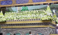 ویدئو | گل‌آرایی زیبای حرم امام رضا (ع) در آستانه عید غدیر خم