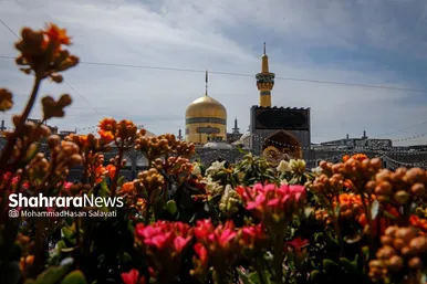 گزارش تصویری | لحظه تحویل سال در حرم مطهر امام رضا (ع)