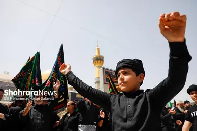 گزارش تصویری | حرم مطهر رضوی در روز شهادت امام رضا (ع)
