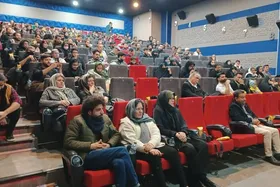 اکران آثار جدید باشگاه فیلم رویش در سینما مهر کوهسنگی مشهد + ویدئو